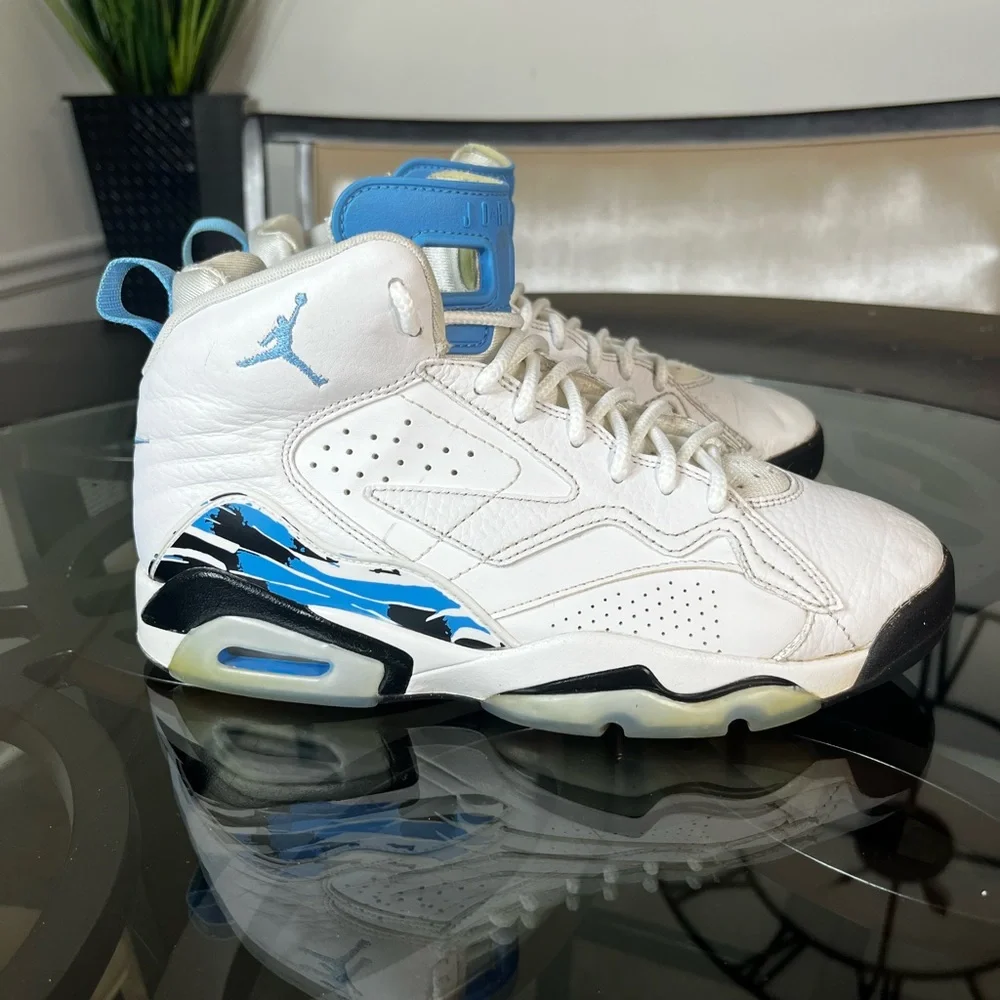Nike Air Jordan Jumpman MVP 678 White University Blue UNC Sz 8